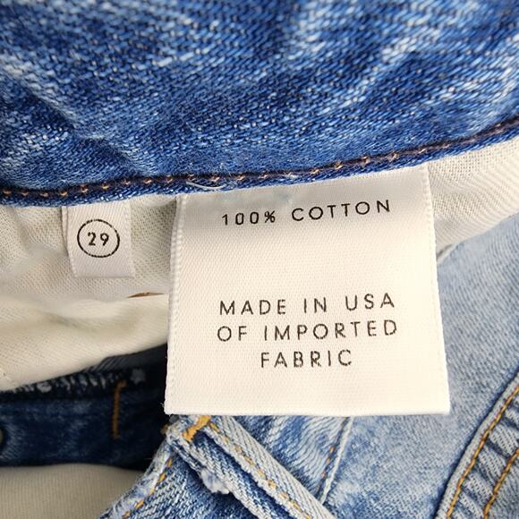 GRLFRND Carla Super High-Rise Bell Jean in Gonna Fly Now Sz 29 - Picture 5 of 7